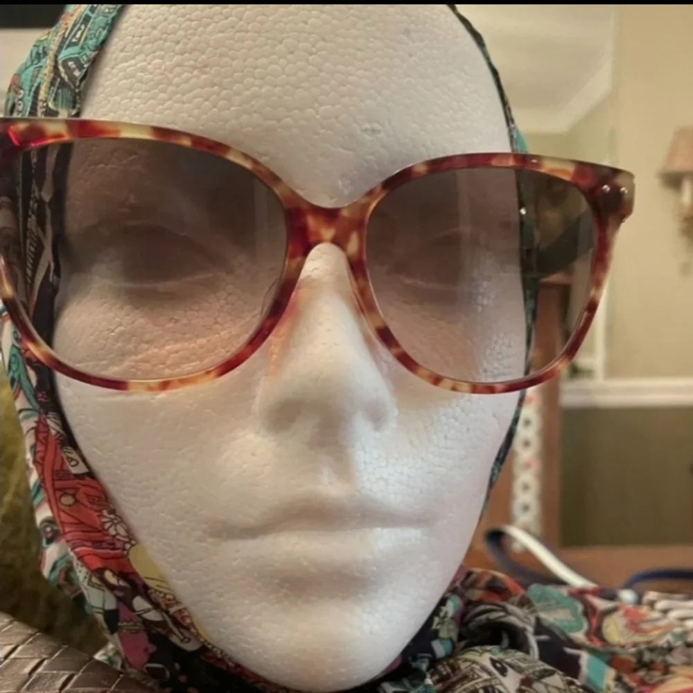 BOTTEGA VENETA BROWN NEW SUNGLASSES TORTOISE SHELL